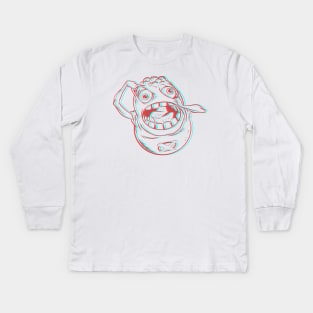 Doop 3D Kids Long Sleeve T-Shirt